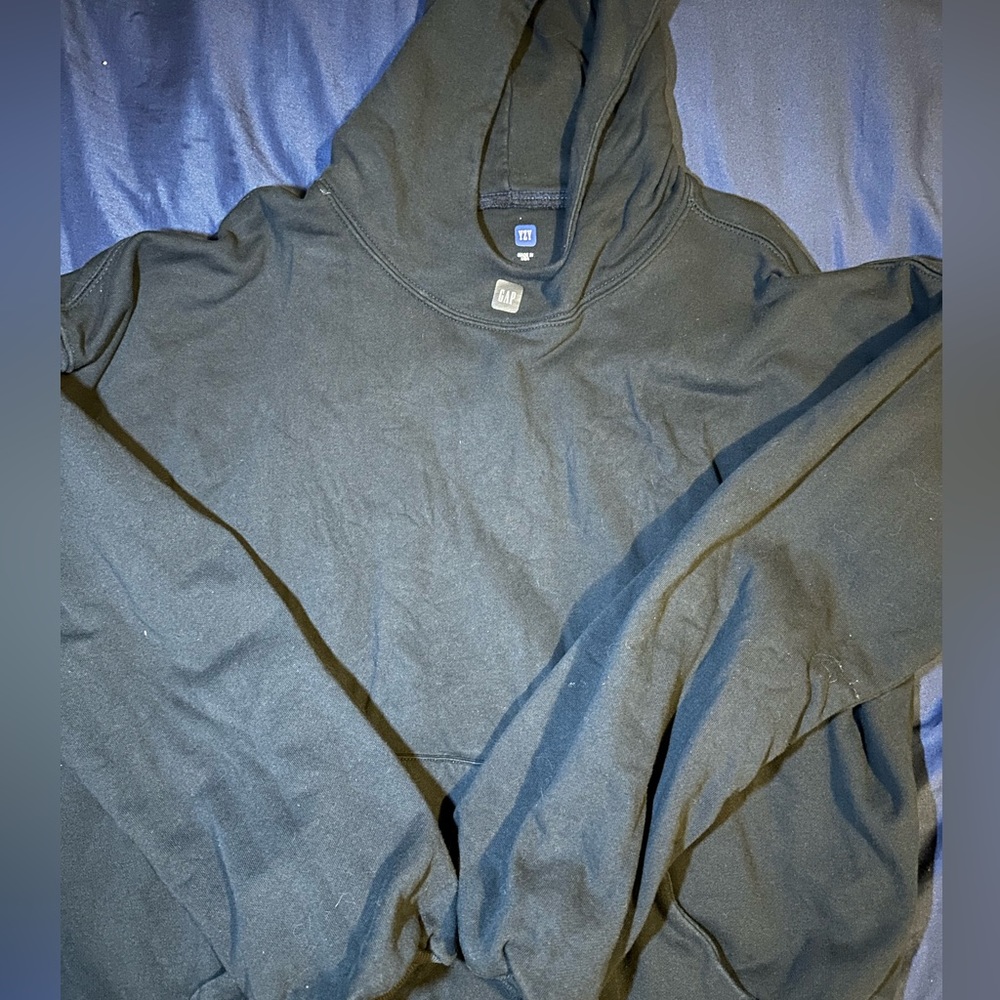 Yeezy gap - navy blue hoodie - oversized - size (M) - unisex